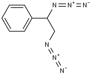 (1,2-diazidoethyl)benzene Structure