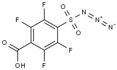 4-(Azidosulfonyl)-2,3,5,6-tetrafluorobenzoic Acid Structure