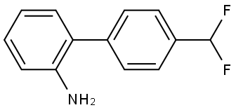 4'-(Difluoromethyl)[1,1'-biphenyl]-2-amine Structure