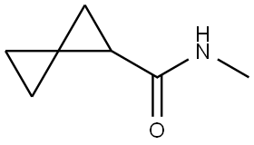 N-methylspiro[2.2]pentane-1-carboxamide Structure