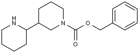 benzyl 3-(piperidin-2-yl)piperidine-1-carboxylate Structure