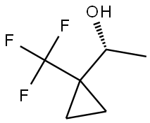 (R)-1-(1-(trifluoromethyl)cyclopropyl)ethan-1-ol Structure