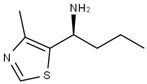 (αS)-4-Methyl-α-propyl-5-thiazolemethanamine Structure