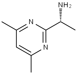 (R)-1-(4,6-dimethylpyrimidin-2-yl)ethan-1-amine Structure