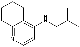 5,6,7,8-Tetrahydro-N-(2-methylpropyl)-4-quinolinamine Structure