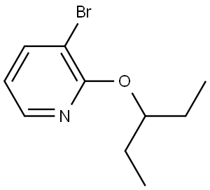 3-Bromo-2-(1-ethylpropoxy)pyridine Structure