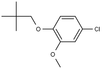 4-Chloro-1-(2,2-dimethylpropoxy)-2-methoxybenzene Structure