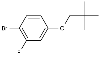 1-Bromo-4-(2,2-dimethylpropoxy)-2-fluorobenzene Structure