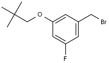 1-(Bromomethyl)-3-(2,2-dimethylpropoxy)-5-fluorobenzene Structure