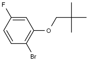 1-Bromo-2-(2,2-dimethylpropoxy)-4-fluorobenzene Structure