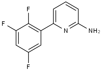 6-(2,3,5-Trifluorophenyl)-2-pyridinamine Structure