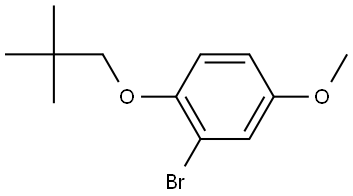 2-Bromo-1-(2,2-dimethylpropoxy)-4-methoxybenzene Structure