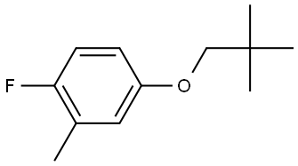 4-(2,2-Dimethylpropoxy)-1-fluoro-2-methylbenzene Structure