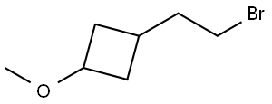 1-(2-bromoethyl)-3-methoxycyclobutane Structure