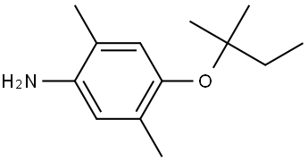 4-(1,1-Dimethylpropoxy)-2,5-dimethylbenzenamine Structure