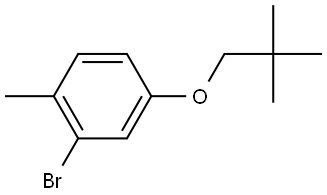 2-Bromo-4-(2,2-dimethylpropoxy)-1-methylbenzene Structure