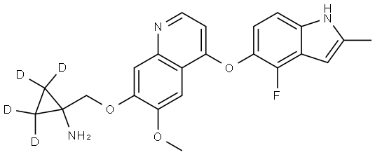 2H4]-Anlotinib Structure