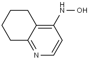 5,6,7,8-Tetrahydro-N-hydroxy-4-quinolinamine Structure