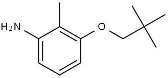 3-(2,2-Dimethylpropoxy)-2-methylbenzenamine Structure