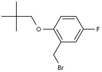 2-(Bromomethyl)-1-(2,2-dimethylpropoxy)-4-fluorobenzene Structure