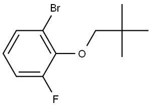 1-Bromo-2-(2,2-dimethylpropoxy)-3-fluorobenzene Structure