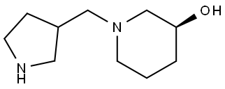 (3S)-1-(pyrrolidin-3-ylmethyl)piperidin-3-ol Structure