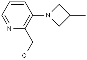 2-(chloromethyl)-3-(3-methylazetidin-1-yl)pyridine Structure