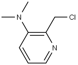 2-(chloromethyl)-N,N-dimethylpyridin-3-amine Structure