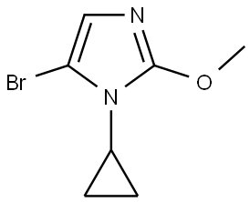 5-bromo-1-cyclopropyl-2-methoxy-1H-imidazole Structure