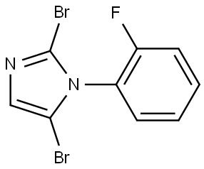 2,5-dibromo-1-(2-fluorophenyl)-1H-imidazole Structure