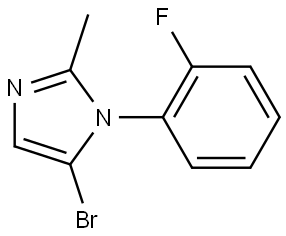 5-bromo-1-(2-fluorophenyl)-2-methyl-1H-imidazole Structure