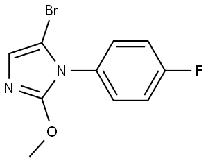 5-bromo-1-(4-fluorophenyl)-2-methoxy-1H-imidazole Structure