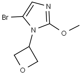 5-bromo-2-methoxy-1-(oxetan-3-yl)-1H-imidazole Structure