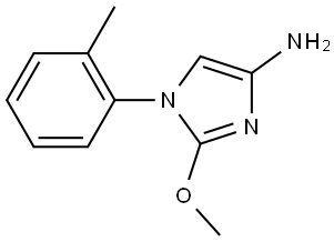 2-methoxy-1-(o-tolyl)-1H-imidazol-4-amine Structure