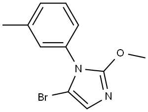 5-bromo-2-methoxy-1-(m-tolyl)-1H-imidazole Structure