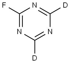 2-fluoro-1,3,5-triazine-4,6-d2 Structure