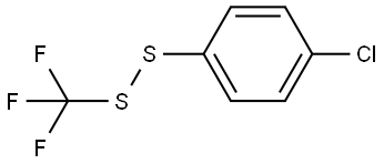 Disulfide, 4-chlorophenyl trifluoromethyl 구조식 이미지