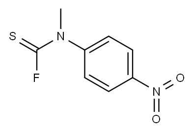 N-Methyl-N-(4-nitrophenyl)carbamothioic fluoride Structure