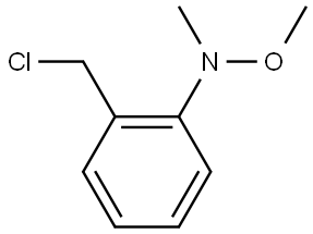 N-(2-(chloromethyl)phenyl)-N,O-dimethylhydroxylamine Structure