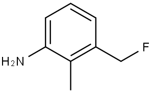 3-(Fluoromethyl)-2-methylbenzenamine Structure