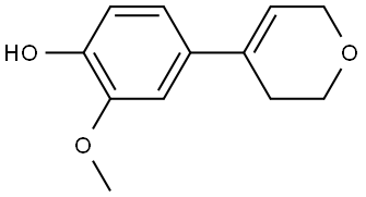 4-(3,6-Dihydro-2H-pyran-4-yl)-2-methoxyphenol Structure