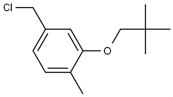 4-(Chloromethyl)-2-(2,2-dimethylpropoxy)-1-methylbenzene Structure