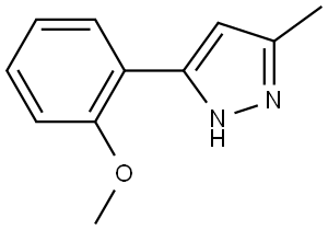 5-(2-Methoxyphenyl)-3-methyl-1H-pyrazole Structure