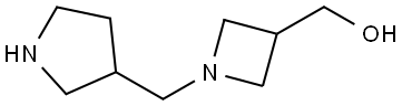 (1-(pyrrolidin-3-ylmethyl)azetidin-3-yl)methanol Structure