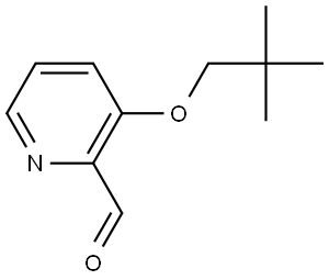 3-(2,2-Dimethylpropoxy)-2-pyridinecarboxaldehyde Structure