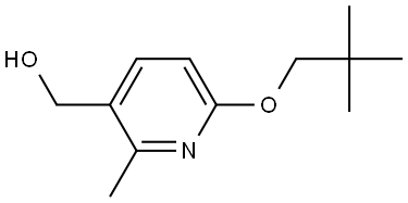 6-(2,2-Dimethylpropoxy)-2-methyl-3-pyridinemethanol Structure