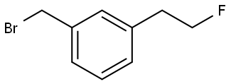 1-(bromomethyl)-3-(2-fluoroethyl)benzene Structure