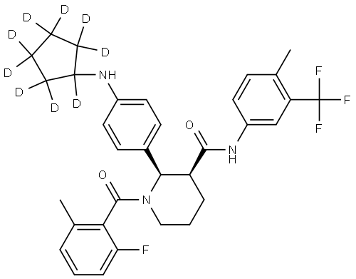 Avacopan D8 Structure