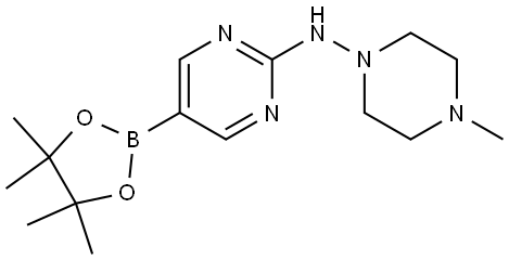 N-(4-Methyl-1-piperazinyl)-5-(4,4,5,5-tetramethyl-1,3,2-dioxaborolan-2-yl)-2-... Structure