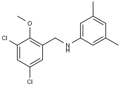 3,5-Dichloro-N-(3,5-dimethylphenyl)-2-methoxybenzenemethanamine Structure